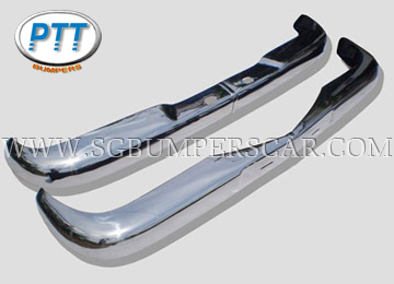 Mercedes Benz W110 EU Stainless Steel Bumpers (1961-1968)